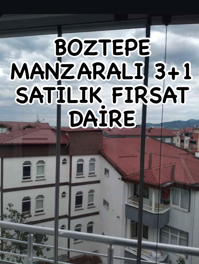 BOZTEPE MANZARALI 3+1 FIRSAT DAİRE SATILIK