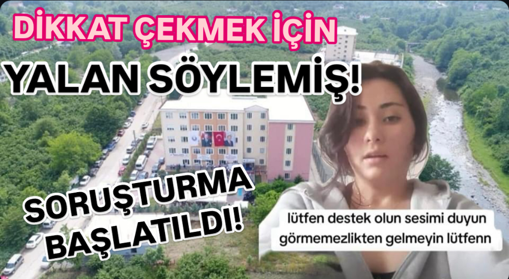 GENÇ KIZDAN ŞOK İFADE: “CİNSEL İSTİSMAR VE ŞANTAJ İDDİALARI GERÇEK DEĞİL”